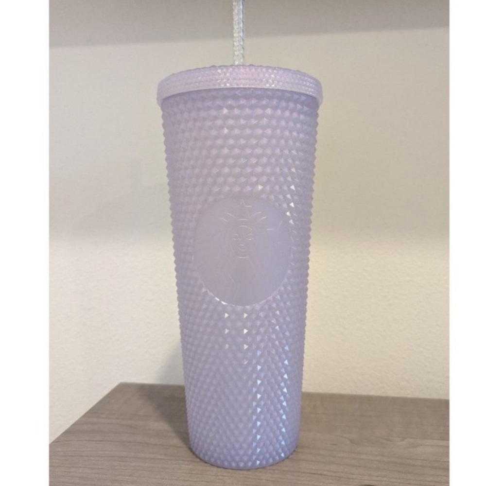 Starbucks Studded Icy White Tumbler NWT